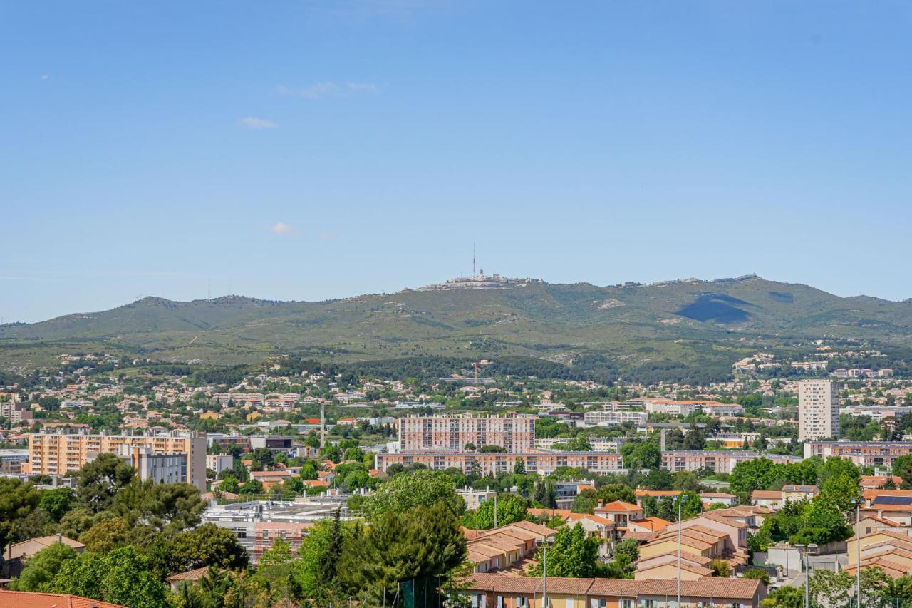 Park & Suites -Wifi-Netflix-Vue Marseille Kültér fotó
