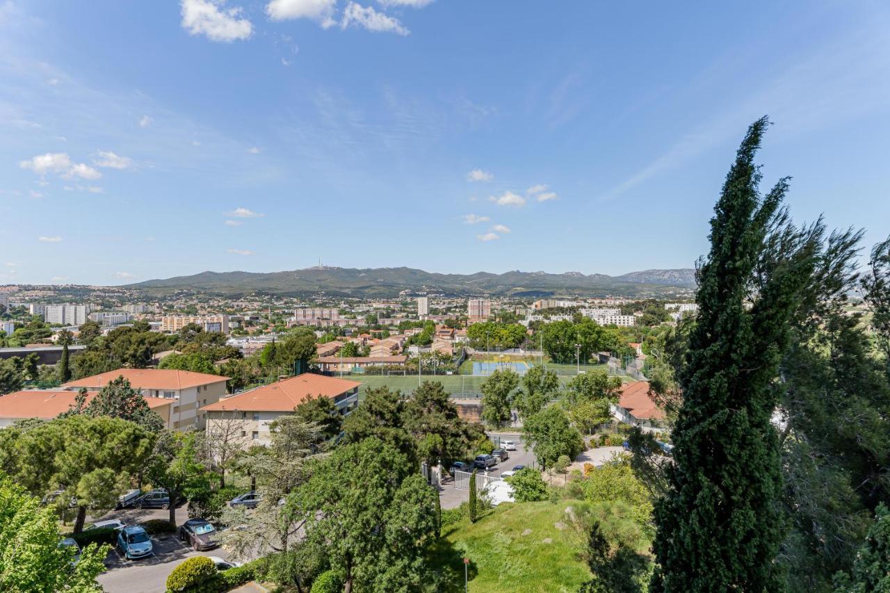 Park & Suites -Wifi-Netflix-Vue Marseille Kültér fotó