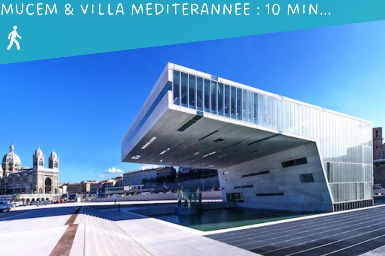 Park & Suites -Wifi-Netflix-Vue Marseille Kültér fotó